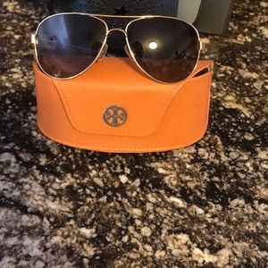 Tory Burch Aviator Sunglasses